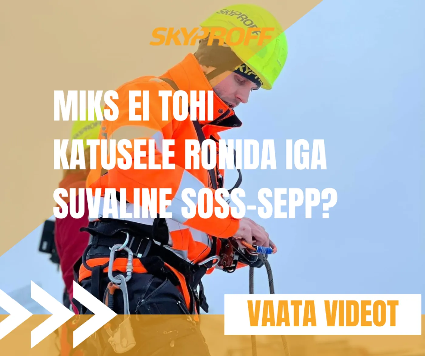 Reporter: Miks ei tohi katuse puhastamiseks palgata suvalist soss-seppa?